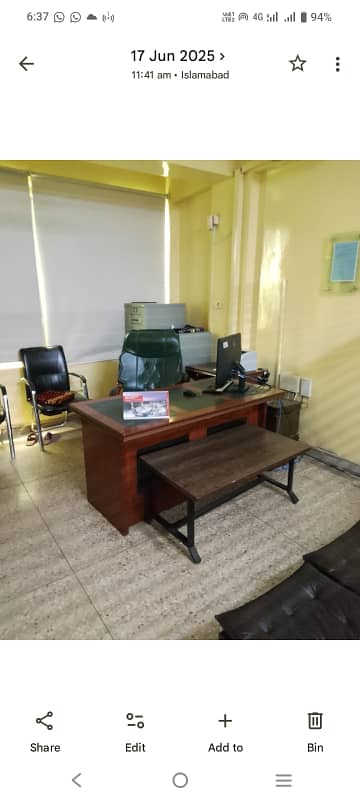 Blue area office 500 square feet jinnah avenue for Rent
