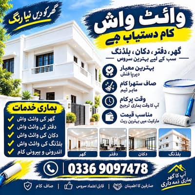 Professional White Wash & Painting Services