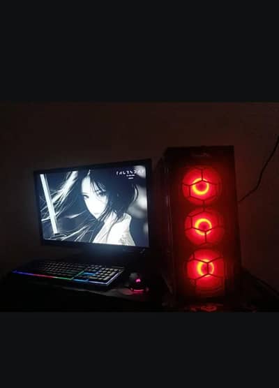 Gaming PC Ryzen 5 3600 27 inch monitor