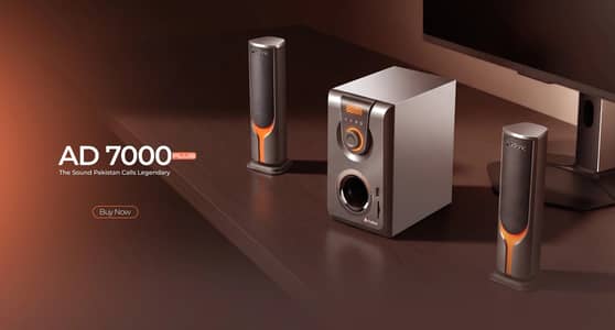 AD-7000 PLUS MULTIMEDIA SPEAKER (AC/DC SUPPORTED)