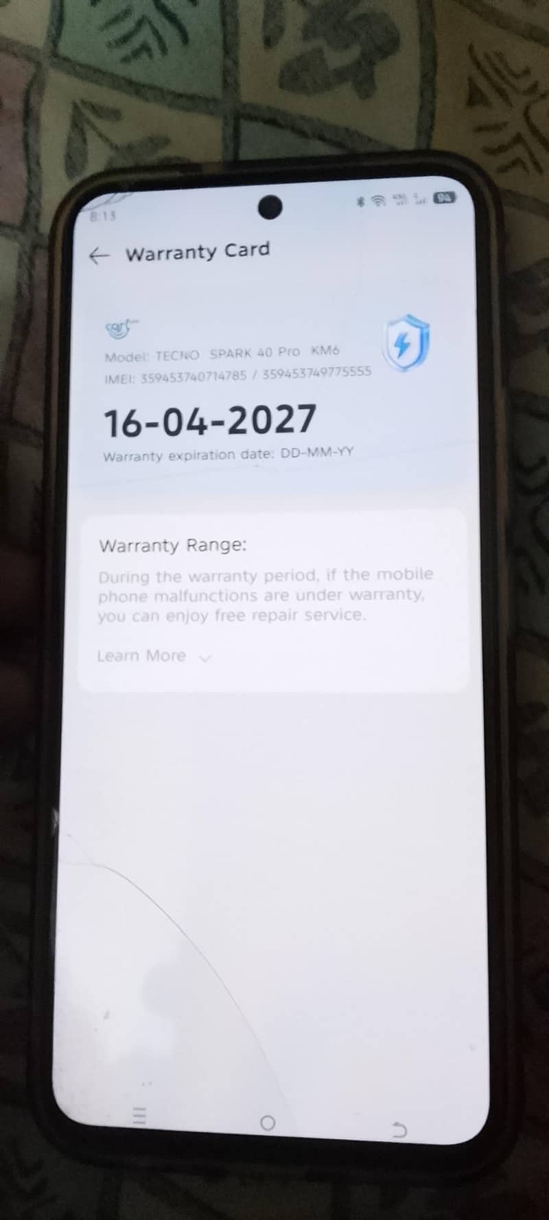 Tecno spark 40 Pro 3