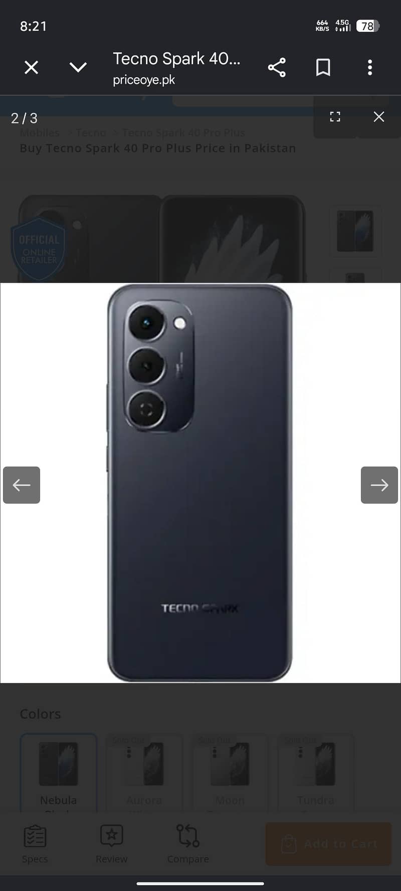 tecno spark 40 pro Plus 0