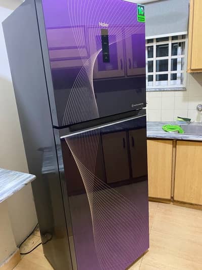 Haier Glass-door Refrigerator 408L
