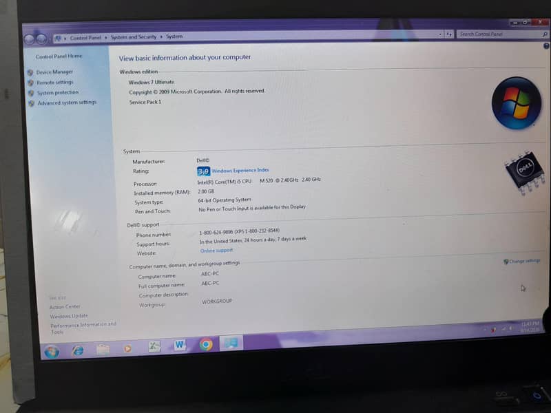 dell E6410 core i5 1