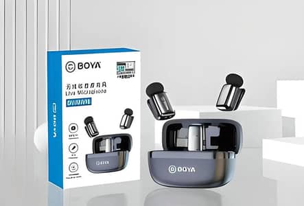 BOYA MW10 DUAL  MIC WITH CHARGING CASE