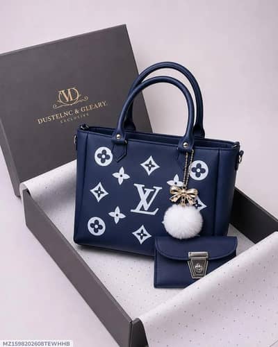 Women's New Leather Handbags Set With Top Handle