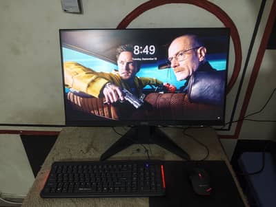 Gaming pc with msi monitor, mouse and keyboard, contact for moredetail