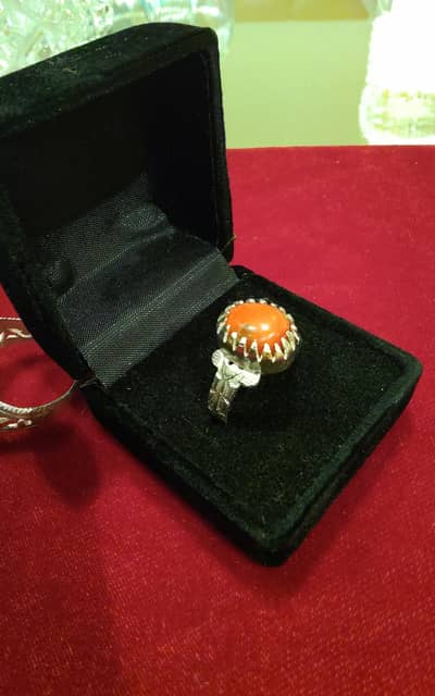 unisex silver marjan ring