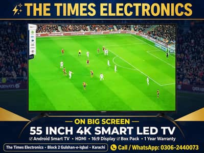 50" 55" 65" Inch 4K Smart LED TV - Samsung LG Hisense - Shop Warranty