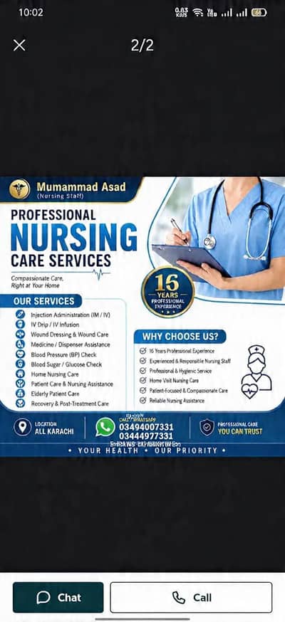 clinical assistant for patient care baby care