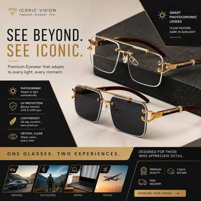 smart photochromic sunglasses Uv protection