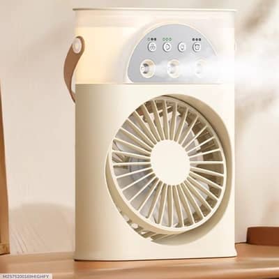 i Portable Fan White ABS Lightweight Desk Fan