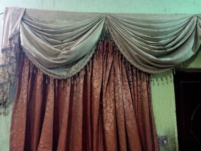 Curtains (orange color)