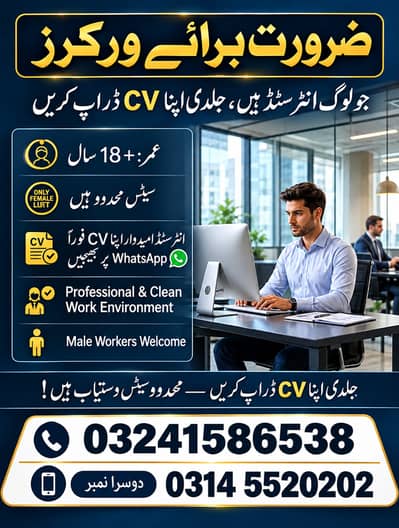 Hiring for office staff Islamabad