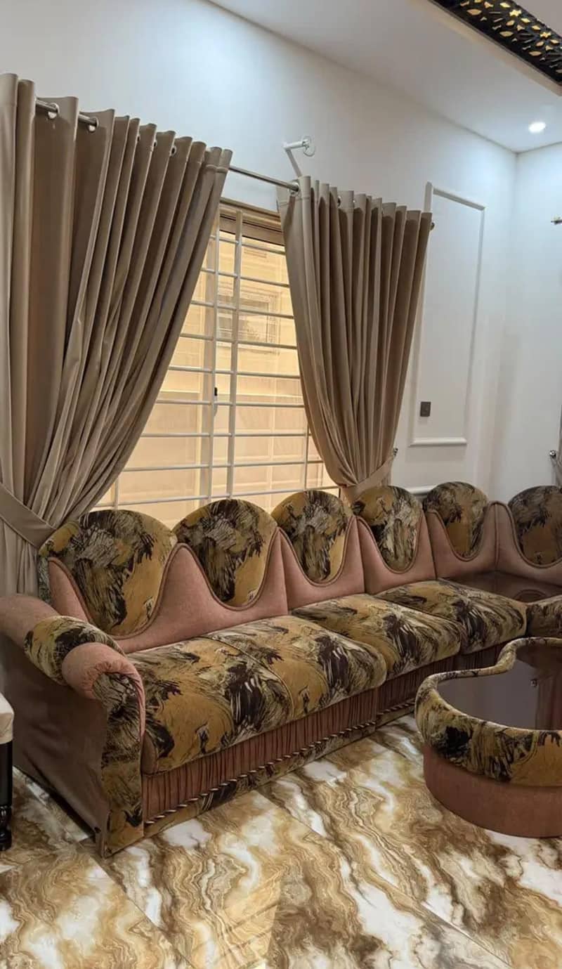 L Shape Sofa With Table Includes 1