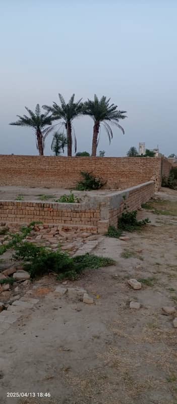 5 mrla Rigistry intaqal plot very urgent Sale samblan basti near Hussain town just 3 lak per mrla