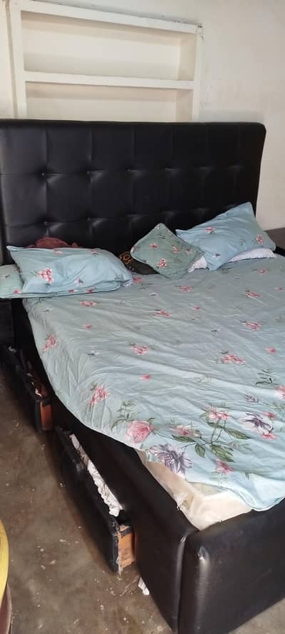 Premium Pure Leather Bedroom Set – Complete Set