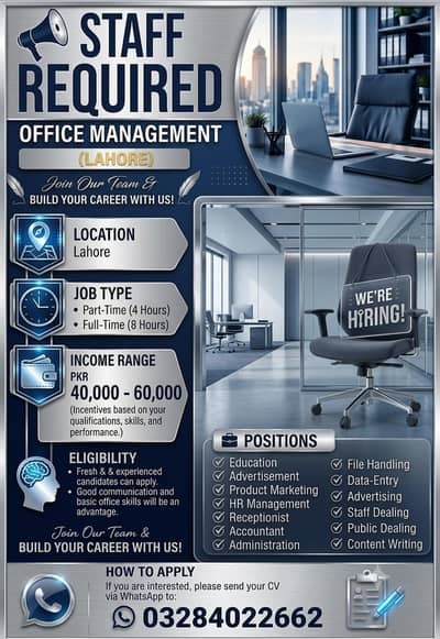 staff required office management