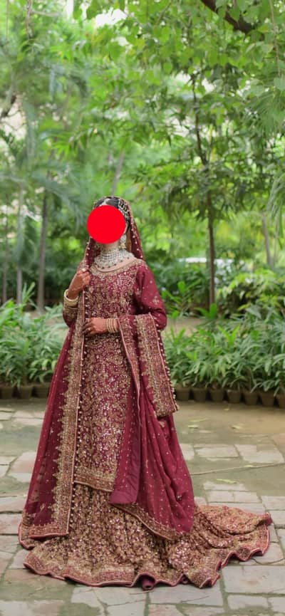 Bridal Dress / Farshi Sharara / barat dress / wedding dress/ lehnga
