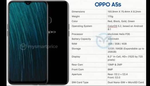 OPPO A5s