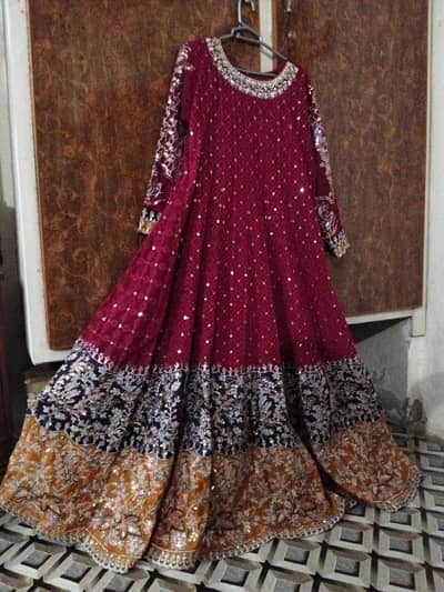 2 piece maxi with dupata