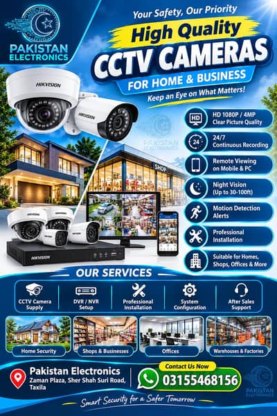 Upgrade Your Security With High Quality CCTV Camera System