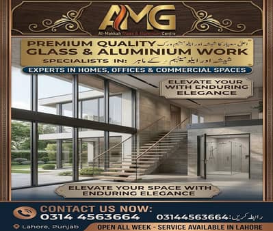 Premium Glass & Aluminium Work at Competitive Prices