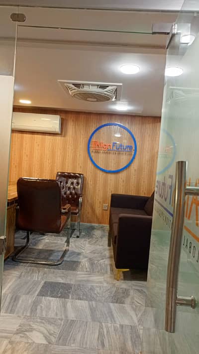Office space for rent in johar town for Silent office (Call center + Software house + Marketing office and other setup as you want)