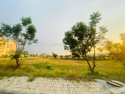 11 Marla Plot For Sale With 1 Marla Extra Land Back Open In Sector I Bahria Town Phase 8