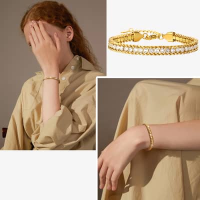 Stainless Steel Luxury Luster Bracelet for Women | Elegant Fashion Jew