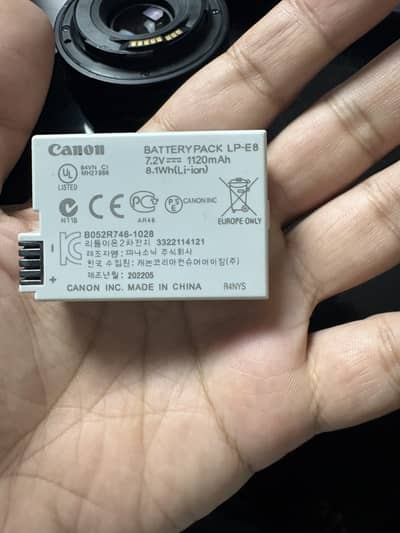 Canon EOS700D with the lenses