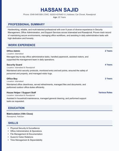 need urgent job