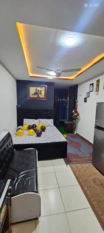Per Day One Bed Fully Furnished Apartment Available in Islamabad