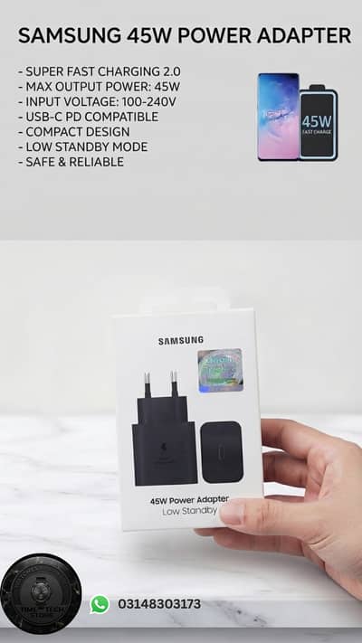 Samsung original fast charger - USB-TYPE -C