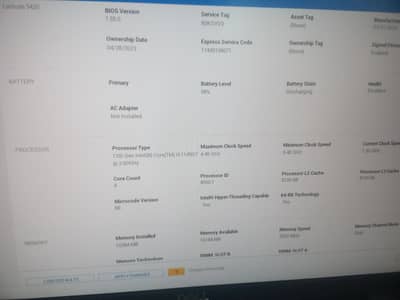 Dell latitude 5320 i5 1145g7 (11th)