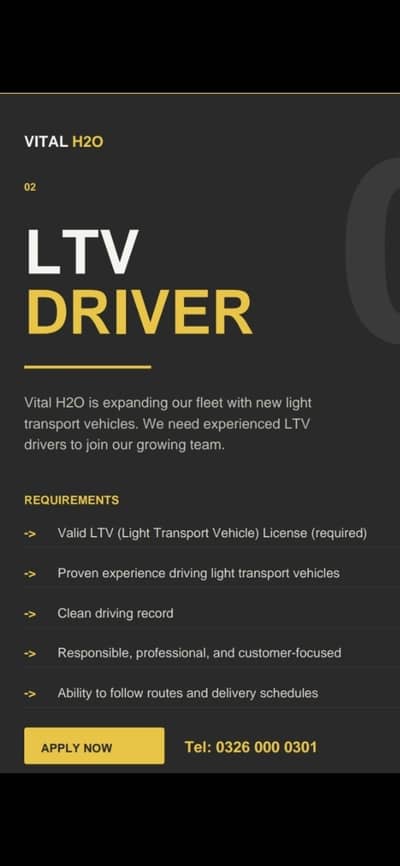 LTV DRIVER and Rider
