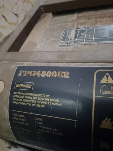 Rockman Generator 2.8 KVA: Japanese car engine make
