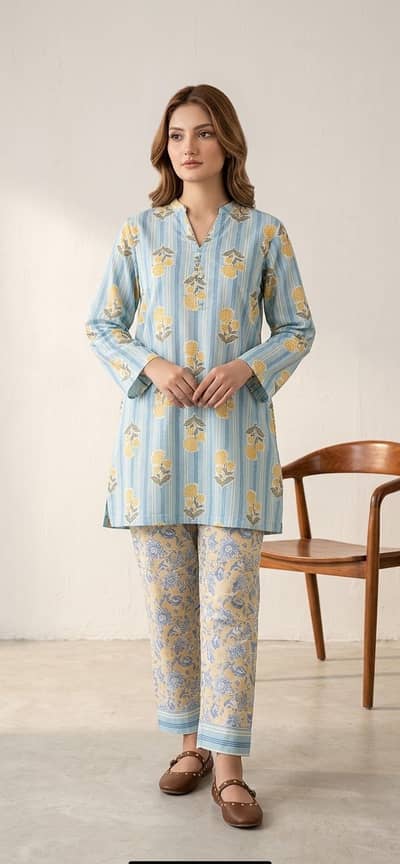 Khadi 2piece stitch dress