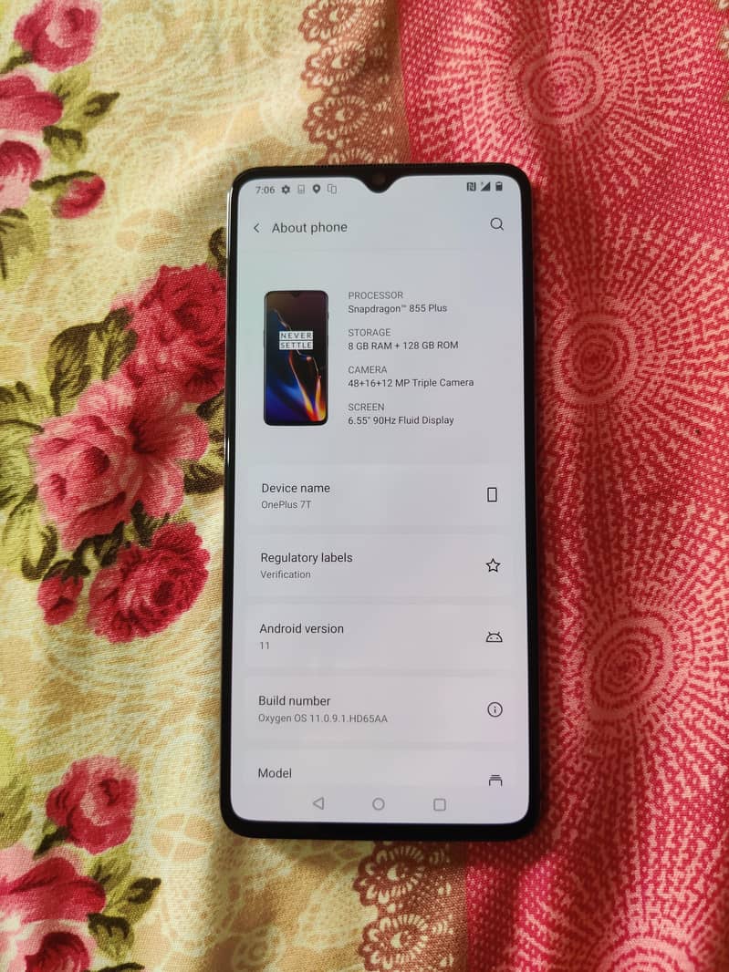 One Plus 7T 8