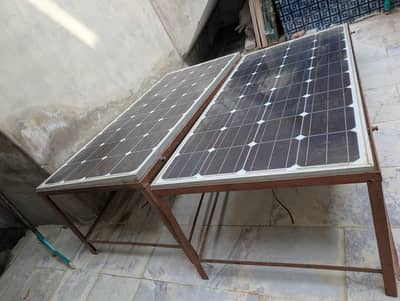 solar panel with stand