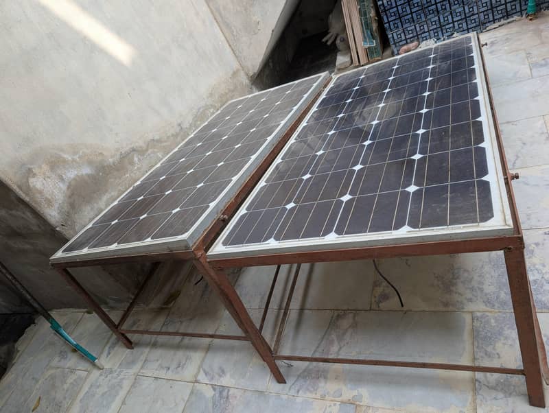 solar panel with stand 0