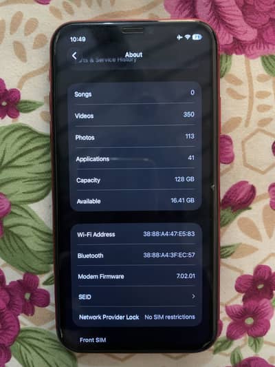 Apple iPhone 11 Factory Unlock 128 GB