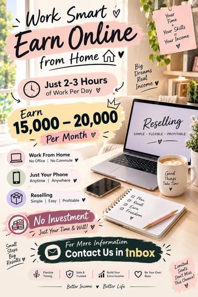 Earn from Home online work