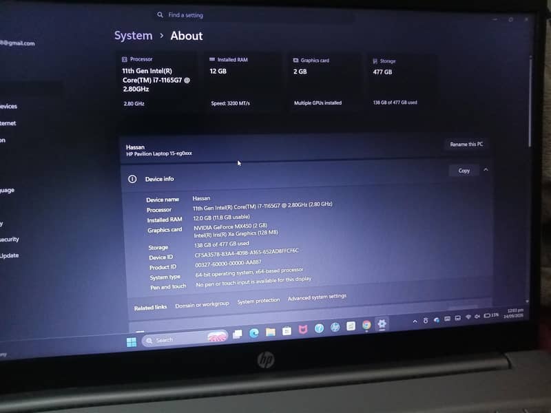 Hp pavilion 11