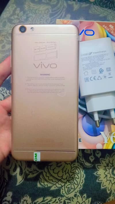 Vivo Y66 all complete box 10 bye 10 condition 4gb ram 64gb storage ha