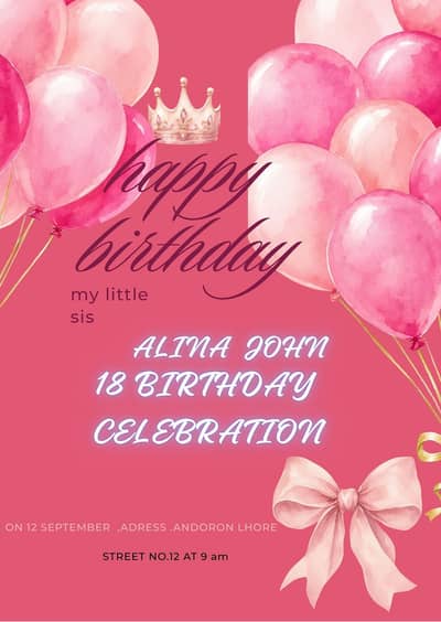 birthday and wedding invitation cards