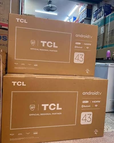 43 inch TCL LED TV Smart Latest model  3 Year warranty O3OO4675739