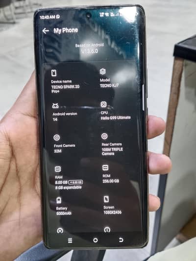 Tecno Spark 20 Pro Plus