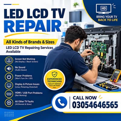 LED TV repair ,LCD repair, Plasma TV repairing home service