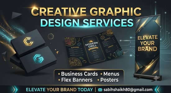 Professional Graphic Design Services | Printing Ready Designs